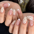 Blush Shimmer press-on nails